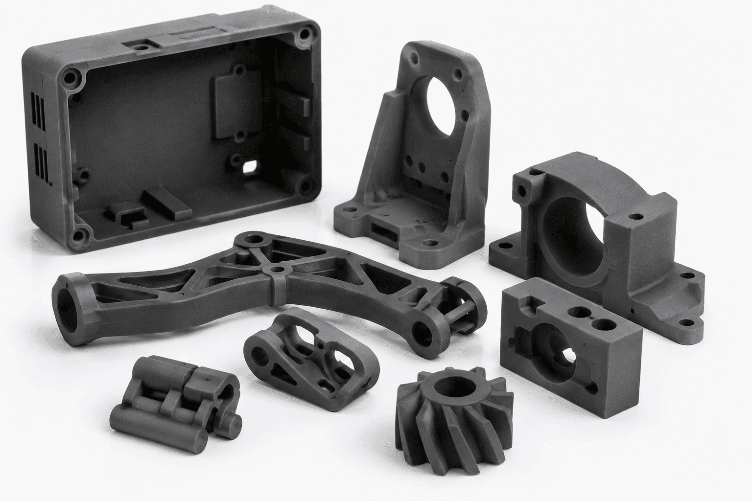 3D Printed SLS Nylon PA12 parts 3D Printed SLS Nylon PA12 parts